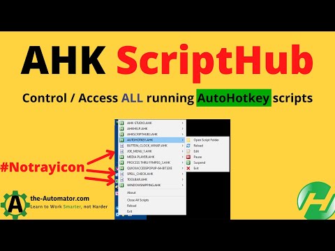Easily control ALL running AHK scripts with AHKScriptHub