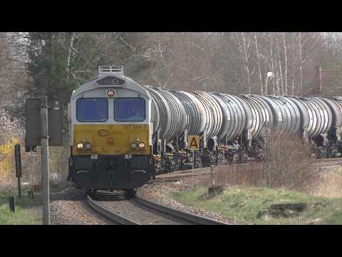 Euro Cargo Rail Class 77 Heavy Duty Diesel with Chemical Tank Car Train