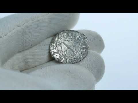 Livonian Coin. Dorpat ferding 1558 - Hermann II Wesel (1552-1558) - Very rare!