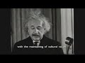 Real Speech by Albert Einstein | Albert Einstein's Voice | Einstein Speaking