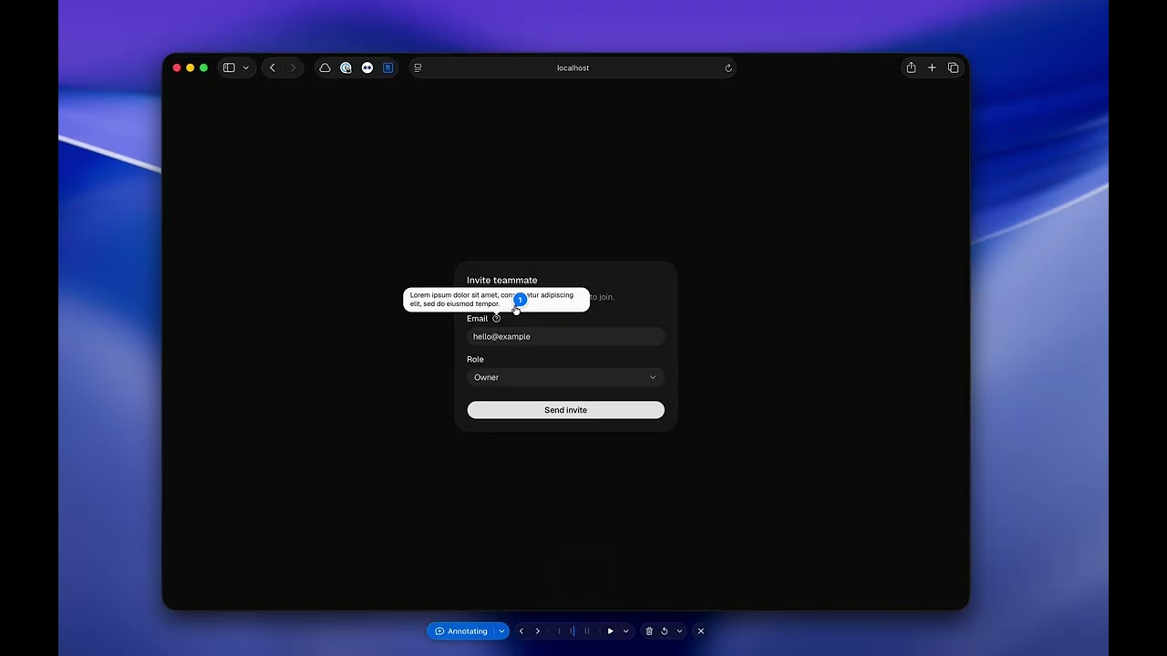 Notate demo video