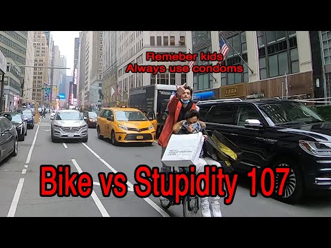 Bike vs Stupidity 107 😷🚦