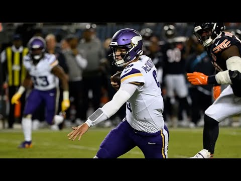 J.J. McCarthy Week 1 Every Drop-Back, Pass & Run Minnesota Vikings at Chicago Bears NFL MNF 2025