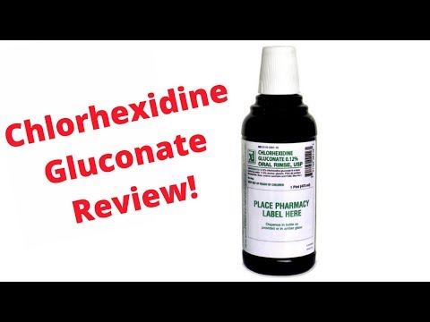 Chlorhexidine gluconate/peridex oral rinse review
