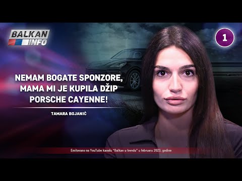 INTERVJU: Tamara Bojanić - Nemam bogate sponzore, mama mi je kupila Porsche Cayenne! (10.2.2023)