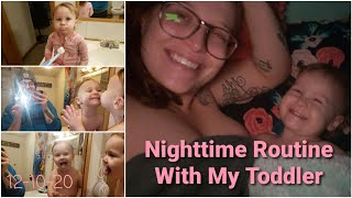 Night Time Routine with My Toddler | She Did Not Want To Film | Toddler Mood Swings | Vlogmas Day 10