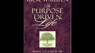 The Purpose Driven Life - Part #1