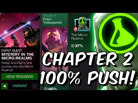 Mystery In The Micro Realm Chapter 2 100% Push - Variant #2 - Marvel Contest of Champions