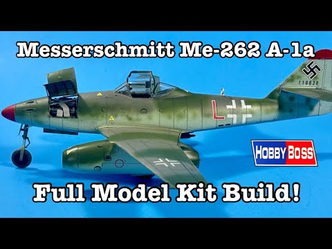 Building the Hobby Boss 1/48 Me-262 (start to finish!)