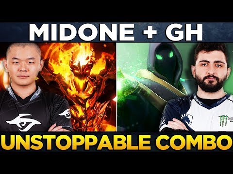 Unstoppable Combo - MidOne Shadow Fiend + gh Rubick - IMBA Dota 2