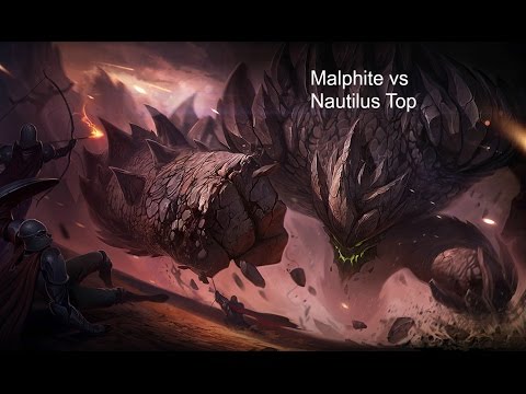League of Legends - Malphite vs Nautilus Top -Pre S6