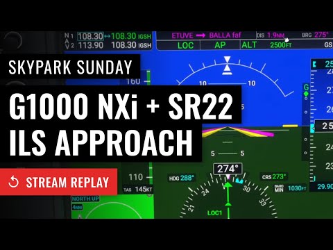 Stream Replay: G1000 NXi ILS Approach - Cirrus SR22 - Skypark Mission - Microsoft Flight Simulator