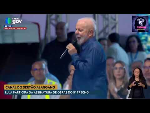 Presidente Lula leva água para o Sertão Alagoano. #world #brasil #new