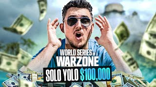 Ma partie SOLO YOLO au World Series of Warzone 2 ($100,000)