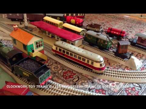 Clockwork toy trains O gauge. Collection Danjou