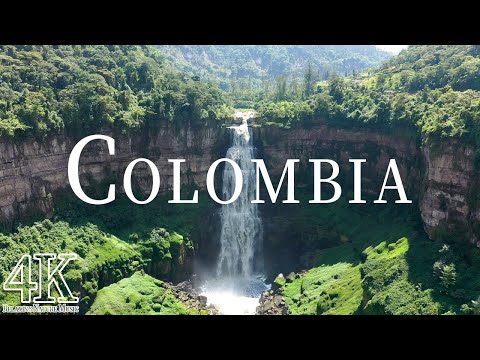 FLYING OVER COLOMBIA 4K (UHD) - Relaxing Music Along With Beautiful Nature Videos - 4K Video UltraHD
