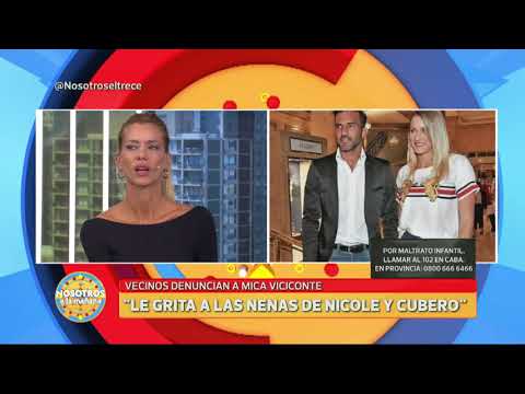 La reacción de Nicole Neumann al enterarse que sus hijas lloran en la casa de Mica Viciconte