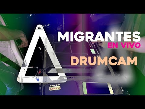 MIGRANTES - Intro/Hasta la luna/Enganchados/Como te voy a olvidar | DRUMCAM en vivo