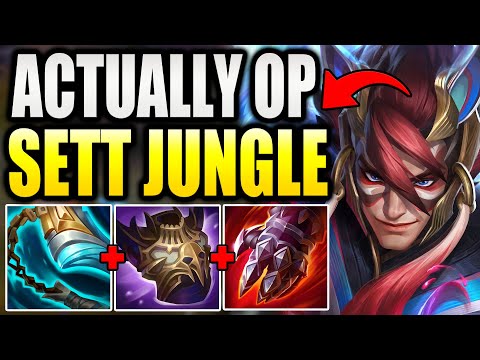 I WAS VERY SURPRISED BY HOW STRONG SETT JUNGLE ACTUALLY IS HOLY... (ONLY A 0.5% PLAYRATE...)