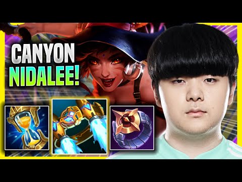 CANYON IS SO CRAZY WITH NIDALEE! - DK Canyon Plays Nidalee JUNGLE vs Zed! | Season 2022