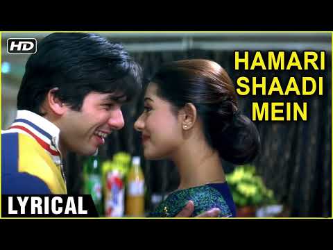 Hamari Shaadi Mein | Lyrical | Vivah | Shahid Kapoor, Amrita Rao | Rajshri Songs | Shreya Ghosal