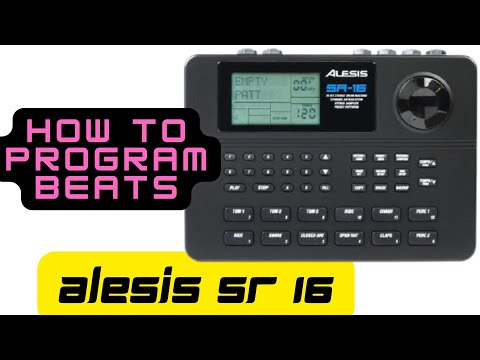 A Review of the Alesis SR 16 Drum Machine : Part 2: How to Program Beats