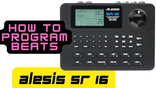 Video thumbnail for A Review of the Alesis SR 16 Drum Machine : Part 2: How to Program Beats by Tech Review Guy