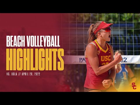 Women's Beach Volleyball: USC 3, UCLA 0 - Highlights 4/29/22