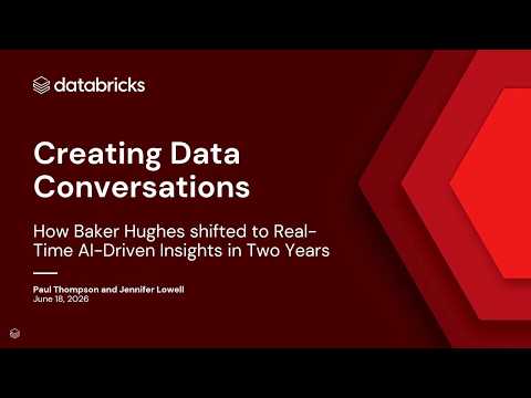 Watch: Baker Hughes Data Transformation: From Excel to AI-Driven Insights