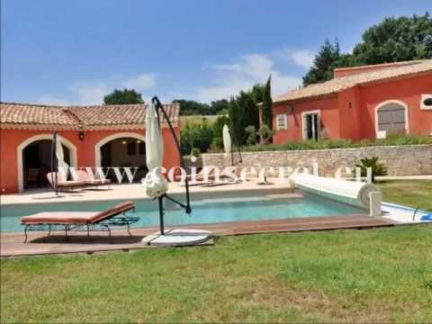 In Rochefort du Gard, charmante Villa mit Pool für Urlaub in der Provence.  Für 8 Personen