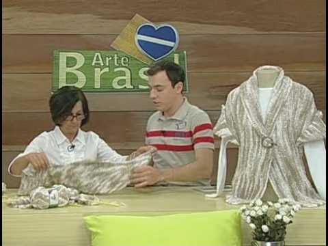 ARTE BRASIL -- CLAUDIA MARIA -- CASAQUETO TARANTELA EM TRICÔ (29/09/2010 - Parte 1 de 2)