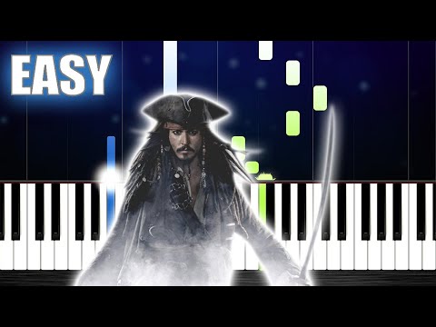 Pirates of the Caribbean - One Day - EASY Piano Tutorial by PlutaX