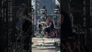 Aaron Gillespie of Underoath at When We Were Young 2024 #underoath #concert #drums #drummer