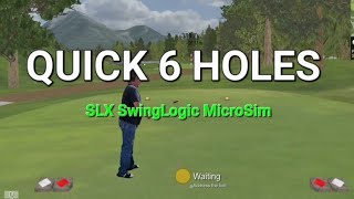 Quick 6 Holes with the SLX SwingLogic MicroSim