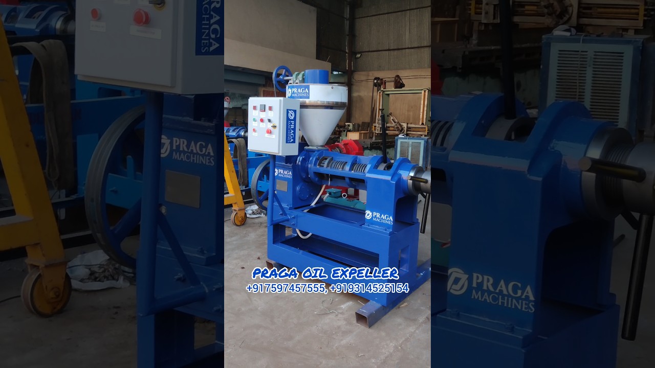 Cold Press Oil Expeller Machine With Heating Function 🔥 | Easy Oil Making Machine | Oil Extraction