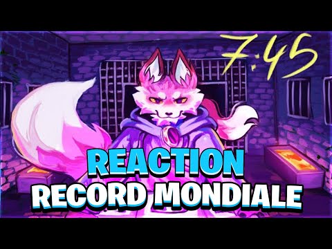 REACTION al NUOVO RECORD MONDIALE DI SPEEDRUN - MINECRAFT ITA