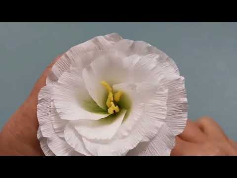 DIY Beautiful Canterbury Bells with Crepe Paper Wrinkles!