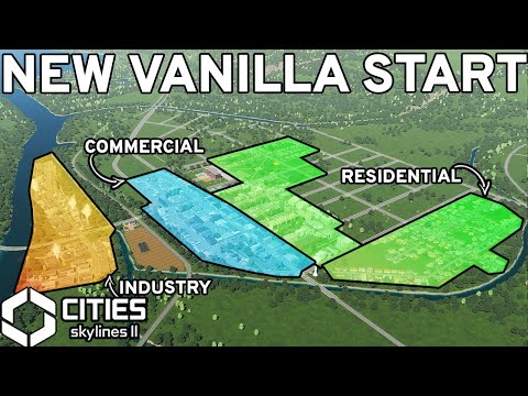 Starting A BRAND NEW City With NO MODS In Cities Skylines 2!