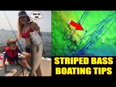 STRIPED BASS BOATING TIPS TO CATCH MONSTERS