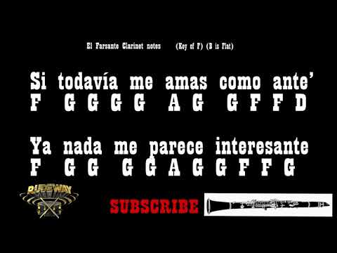 Ozuna & Romeo Santos - El Farsante (Clarinet notes)