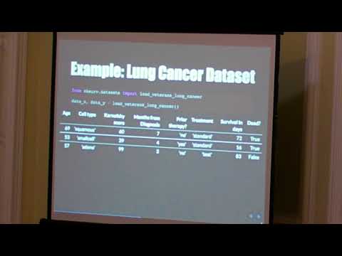 PYCON UK 2017: Introduction to Survival Analysis with scikit survival