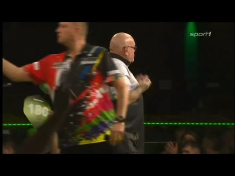Tony O'Shea - macht den Gorilla. Kuriose Szene mit 5 Perfekten, 180er, Bouncer, Aspar und Paul Hinks