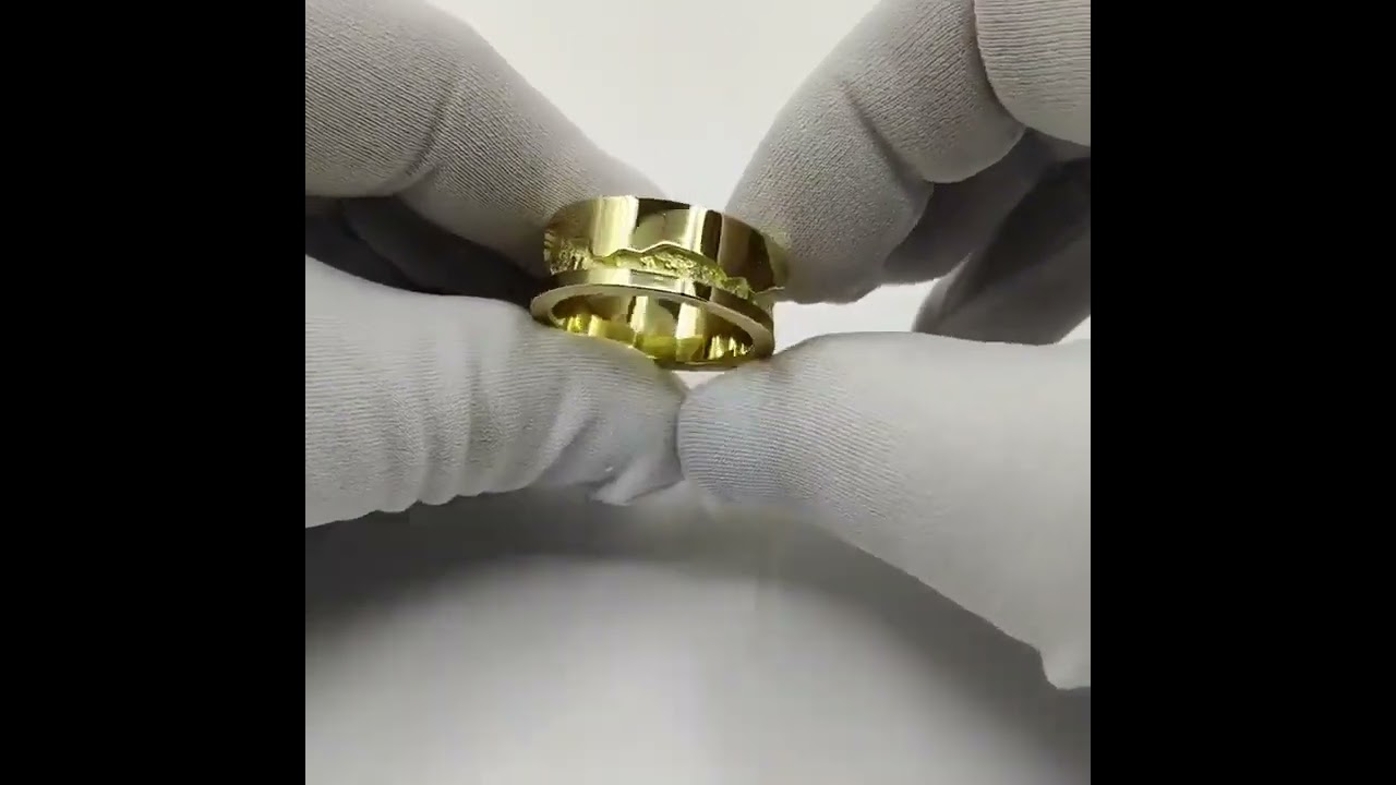 Ring with mountains 3D Print Model