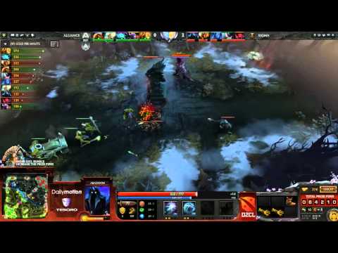Alliance vs Sigma Game 1   DOTA 2 Champions League   Capitalist & Ayesee