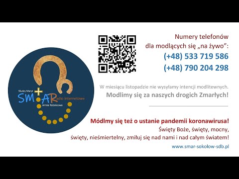17.11.2021 - Codzienna Koronka do Miłosierdzia Bożego (SM+AR - Słudzy Maryi + Armia Różańcowa)