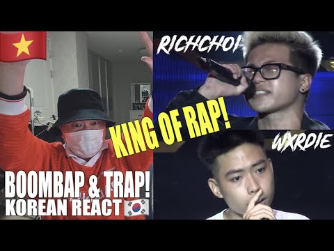 🇻🇳🇰🇷🔥[EXCLUSIVE!]Korean Hiphop Junkie react to RICHCHOI / WXRDIE [King Of Rap] (VNM/ENG SUB)