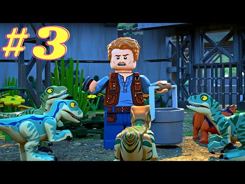 LEGO Jurassic World - Gameplay Walkthrough Part 3 - Jurassic Park Prologue (PC)