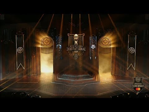 League of legends MSI 2019 Finals opening ceremony  Presented by Mastercard (ft. Sara Skinner)