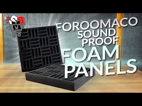 Foroomaco Grid Style Acoustic Panels - 12 Pack (Black) image 11