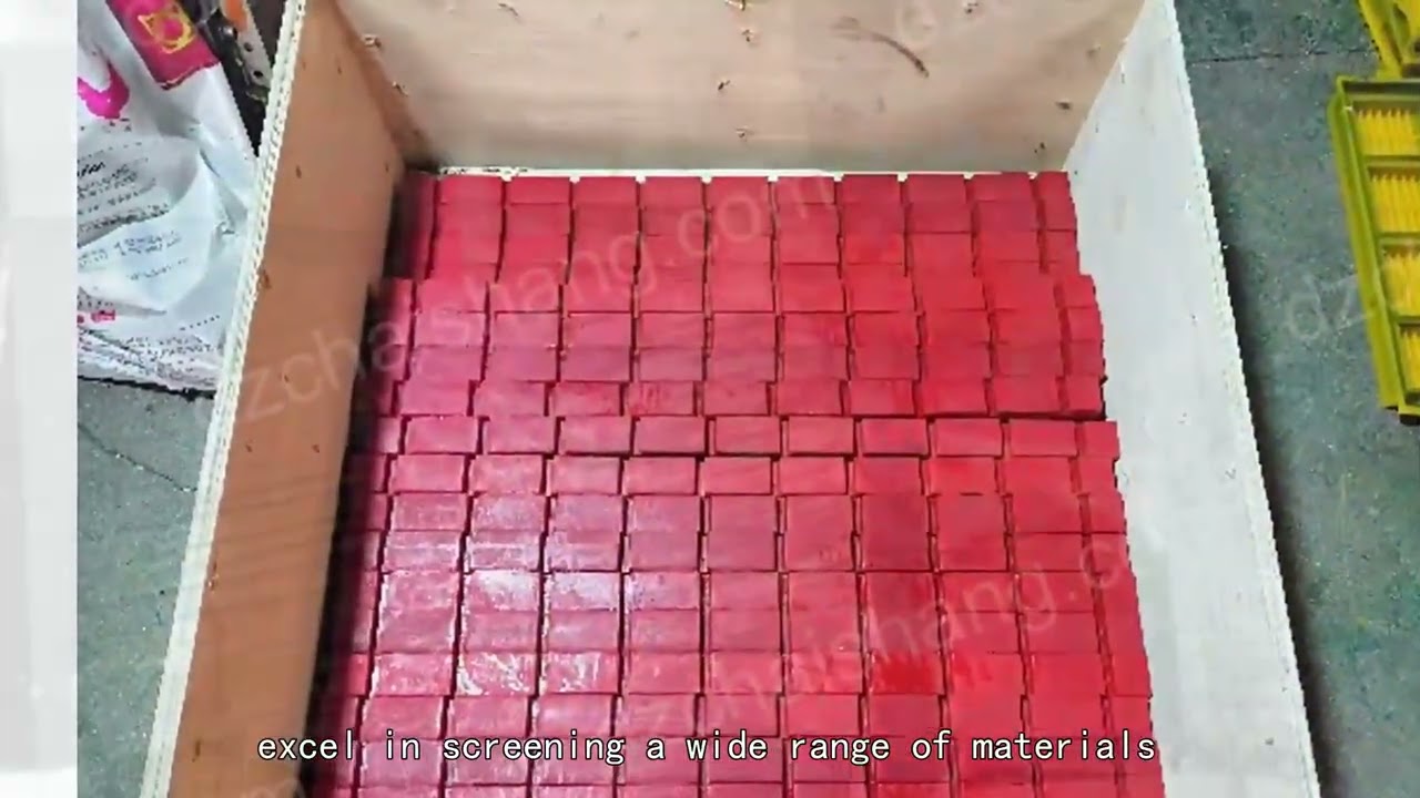 Durable polyurethane vibrating screen mesh for coal screening